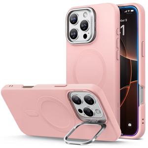 iPhone 16 Pro Max Cloud Soft Case with Stash Stand (HaloLock) Pink