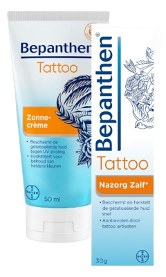 Bepanthen Tattoo Zomerpakket - Nazorg Zalf en Zonnecrème