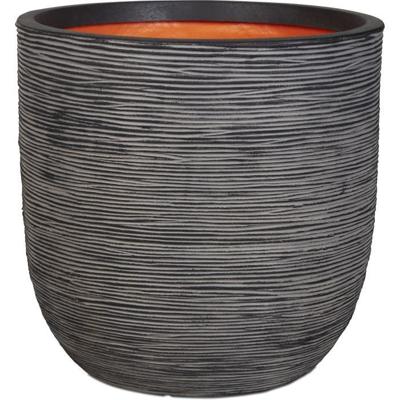 Capi Jardiniere Nature Rib 54x52 cm antraciet KOFZ935 424244