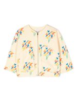 Bobo Choses veste en coton à fleurs - Jaune