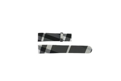 Horlogeband Burberry BU1077 / BU1079 Leder/Kunststof Multicolor 18mm
