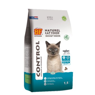 Biofood Premium control urinary/sterilised kattenvoer 1,5kg