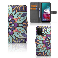 Motorola Moto G10 | G20 | G30 Hoesje Purple Flower