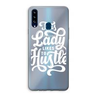Hustle Lady: Samsung Galaxy A20s Transparant Hoesje