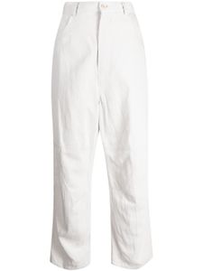 Forme D'expression pantalon ample à taille haute - Blanc