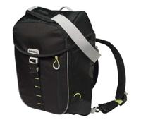 Fietsschoudertas Basil Miles Daypack 16 liter 33 x 17 x 41 cm zwart/lime-