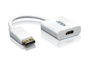 ATEN DisplayPort Kabel DisplayPort Male - HDMI-Uitgang 0.15 m Wit - [VC985-AT]