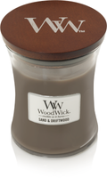 WW Sand & Driftwood Medium Candle - WoodWick