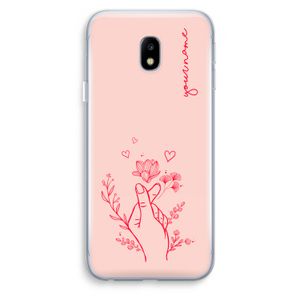 Giving Flowers: Samsung Galaxy J3 (2017) Transparant Hoesje