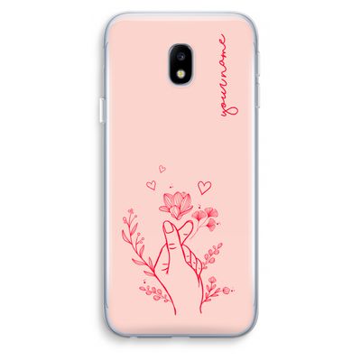 Giving Flowers: Samsung Galaxy J3 (2017) Transparant Hoesje