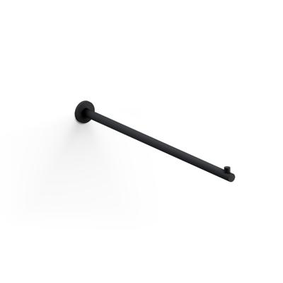 Kaldur handdoekrek 42cm, recht, mat zwart