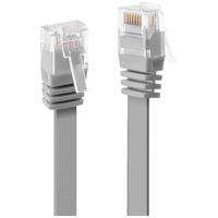 LINDY 47490 RJ45 Netwerkkabel, patchkabel CAT 6 0.30 m Grijs 1 stuk(s) - thumbnail