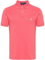 Polo Ralph Lauren embroidered-logo piqué polo shirt - Rouge