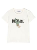 Moschino Kids t-shirt en coton à motif Teddy Bear - Tons neutres