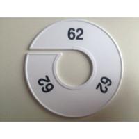 Maatring 11 cm wit/zwart 62