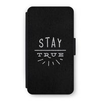 Stay true: iPhone 11 Pro Flip Hoesje