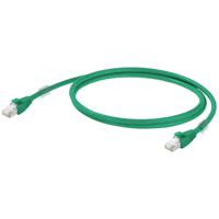 Weidmüller 1251590025 RJ45 Netwerkkabel, patchkabel CAT 6A S/FTP 2.50 m Groen 1 stuk(s)