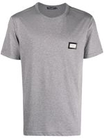 Dolce & Gabbana t-shirt DG Essentials à col rond - Gris - thumbnail