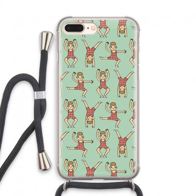 Gymboys: iPhone 7 PLUS Transparant Hoesje met koord