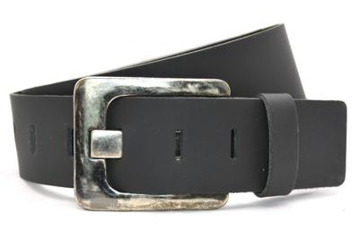Timbelt Leren Riem 5 cm Zwart