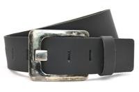 Timbelt Leren Riem 5 cm Zwart