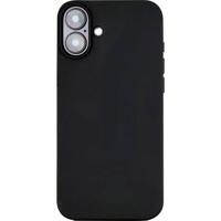 JT Berlin BackCase Pankow Soft Backcover Apple iPhone 16 Plus Zwart Inductieve lading - thumbnail