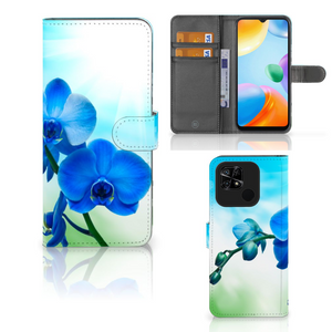 Xiaomi Redmi 10C Hoesje Orchidee Blauw - Cadeau voor je Moeder