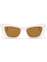 Palm Angels Eyewear lunettes de soleil Hermosa - Blanc - thumbnail