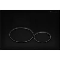 Wiesbaden Drukplaat Mat Zwart voor Inbouwreservoir - Stijlvol & Duurzaam