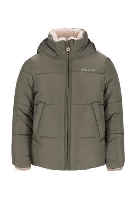 Like Flo winter winterjas meisjes - groen - Aelin - kort, capuchon