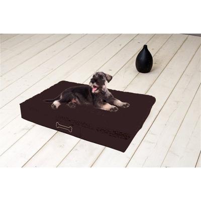 Sun Garden buddy orthopedisch hondenkussen 72x50x8cm donkerbruin