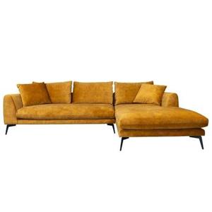 Tower living nottingham 2,5-al + chaise r - adore 015 yellow orange