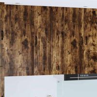 Keukenkast aan de muur met plank Gerookt eiken 50 x 31 x 100 cm Keukenkast aan de muur met plank Gerookt eiken 50 x 31 x 100 cm