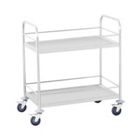Serveerwagen - 2 planken - tot 100 kg - ronde buis - voor dranken
