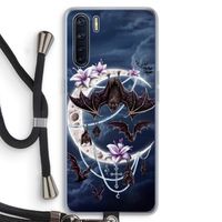 Vleermuizen Maan: Oppo A91 Transparant Hoesje met koord