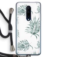 Simple leaves: OnePlus 7 Pro Transparant Hoesje met koord