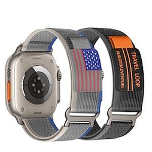 Solo Loop Compatibel met: Apple Watch-horlogebandje 38mm 40mm 41mm 42mm 44mm 45mm 49mm Gevlochten Elastisch Rekbaar Siliconen Vervangende horlogeband voor iwatch Ultra 2 Series 9 8 7 SE 6 5 4 3 2 1 miniinthebox