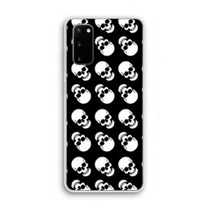 Musketon Skulls: Samsung Galaxy S20 Transparant Hoesje
