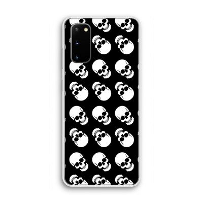 Musketon Skulls: Samsung Galaxy S20 Transparant Hoesje