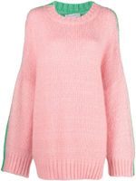 JW Anderson colour-block crew-neck jumper - Rose