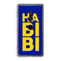 Habibi Blue: Sony Xperia XZ2 Transparant Hoesje