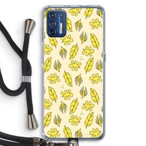 Herfst: Motorola Moto G9 Plus Transparant Hoesje met koord