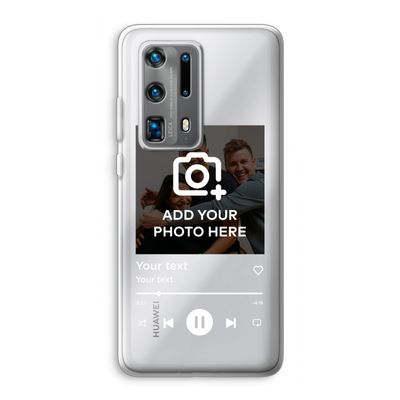 Music Player: Huawei P40 Pro Plus Transparant Hoesje
