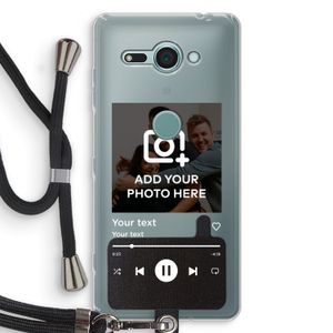 Music Player: Sony Xperia XZ2 Compact Transparant Hoesje met koord
