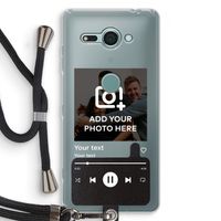 Music Player: Sony Xperia XZ2 Compact Transparant Hoesje met koord
