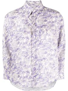 Jil Sander Blouse met klassieke kraag - Paars