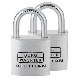 Burg Wächter 36151 Hangslot 30.00 mm Gelijksluitend Aluminium Sleutelslot