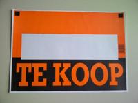 Affiche TE KOOP afmeting 36x25cm