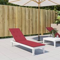 VidaXL Terrasstoelkussen (75+105)x50x4 cm wijnrood VidaXL Terrasstoelkussen (75+105)x50x4 cm wijnrood