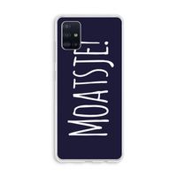 Moatsje!: Galaxy A51 4G Transparant Hoesje